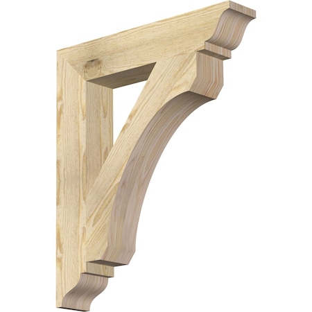 Ekena Millwork Legacy Traditional Rough Sawn Bracket, Douglas Fir, 4"W x 22"D x 26"H BKT04X22X26LEC01RDF